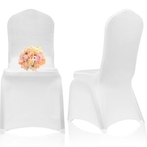 White Chair Covers, set of 10.